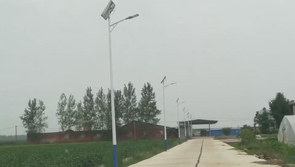 廣西賀州led太陽能路燈農村工程項目